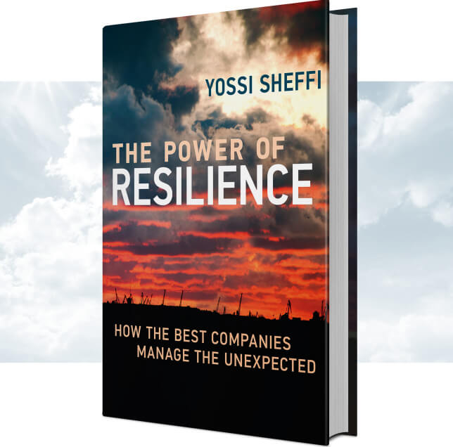 Power of Resilience with background cloud image
