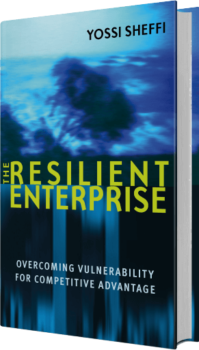 The Resilient Enterprise tilted book cover