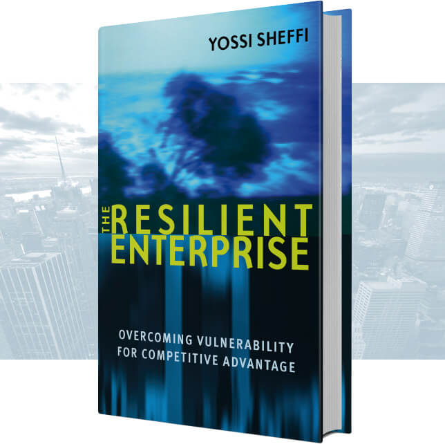 The Resilient Enterprise book cover with background image