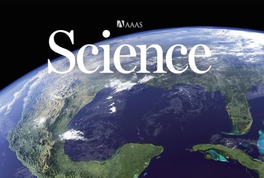 The cover of an issue of Science Magazine