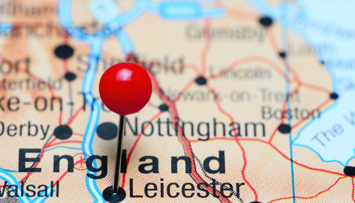 Leicester City map