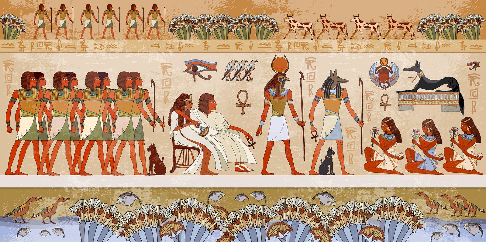 Ancient Egyptian Hieroglyphs
