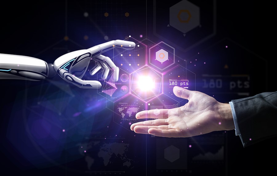 Robot hand and human hand