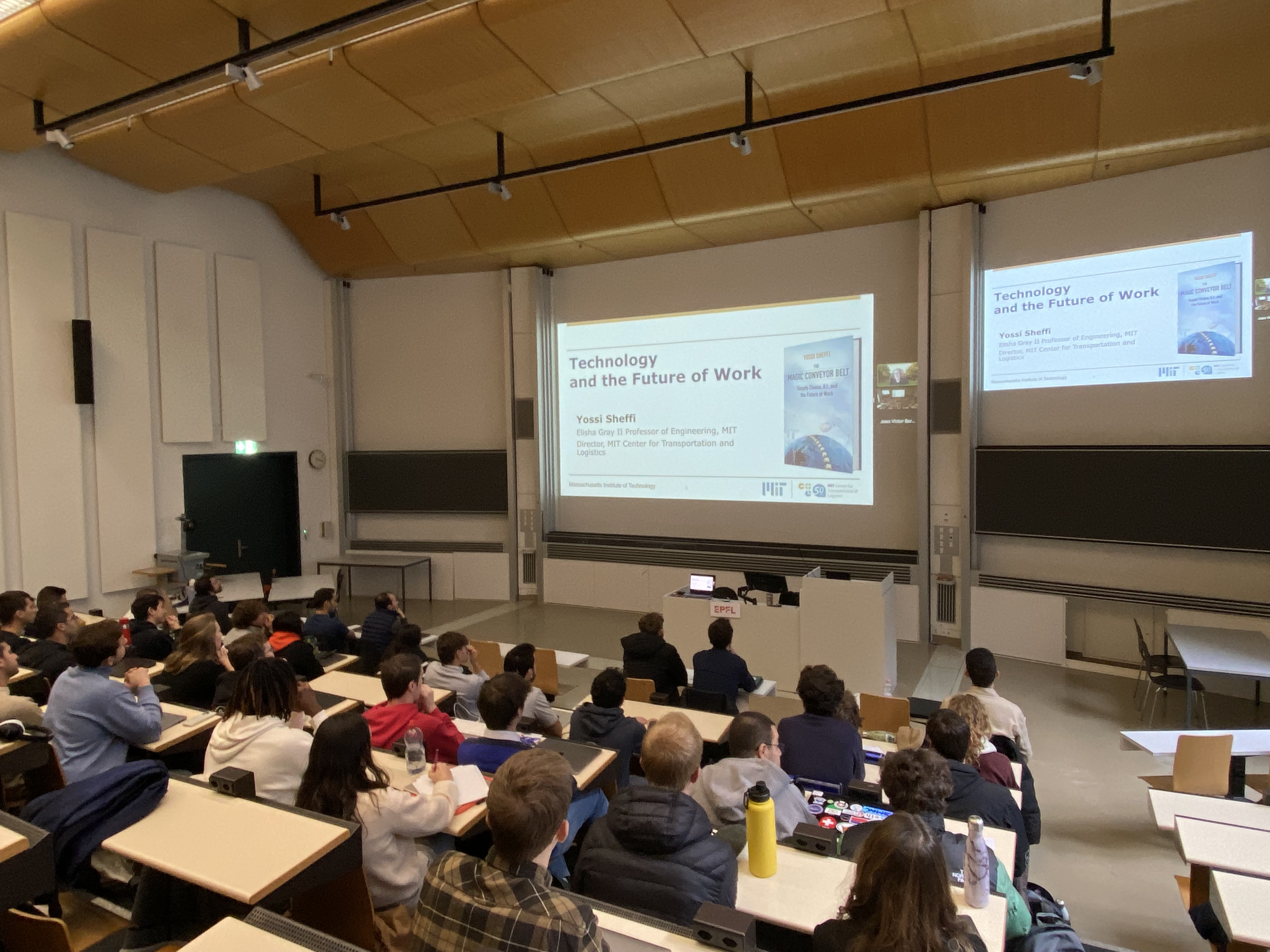 During the lecture