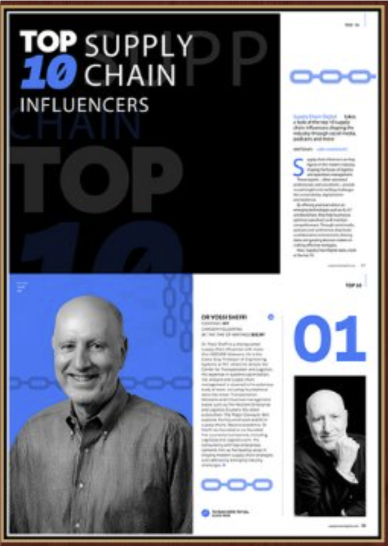 Yossi Sheffi top influencer